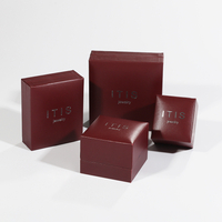Индивидуальная роскошная пластиковая коробка для упаковки ювелирных изделий
