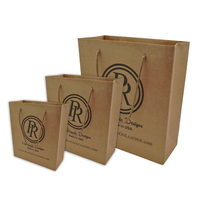 Персонализация  Пакет коричневых бумажных пакетов на заказ  Оптовая торговля