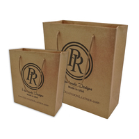 Персонализация  Упаковка подарочных пакетов из коричневой бумаги Fabricante